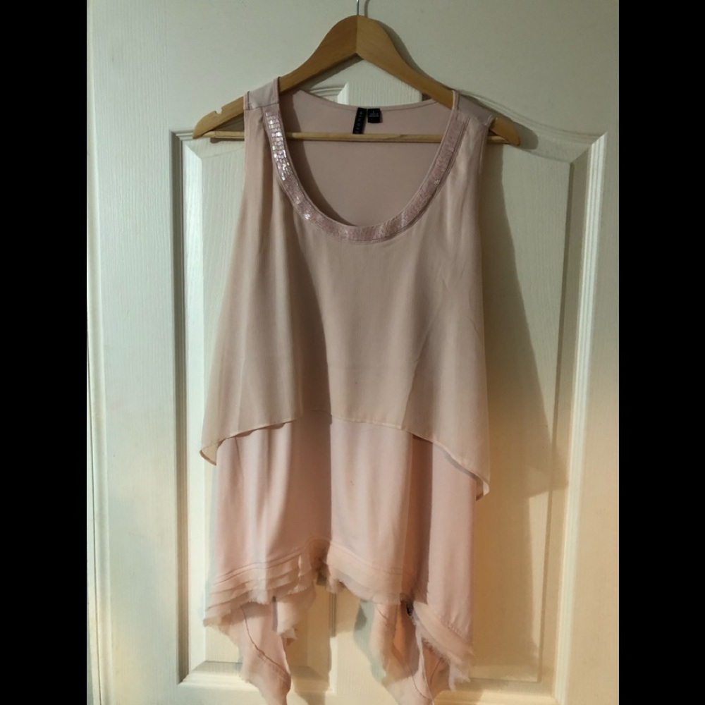 Short sleeve Sioni dress blouse with beaded collar